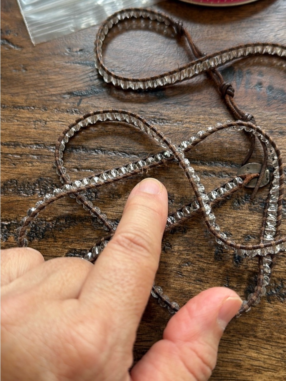 Chan Luu Elegant Brown Beaded Wrap Bracelet - Picture 16 of 16